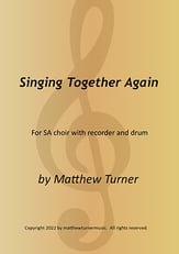 Singing Together Again SA choral sheet music cover